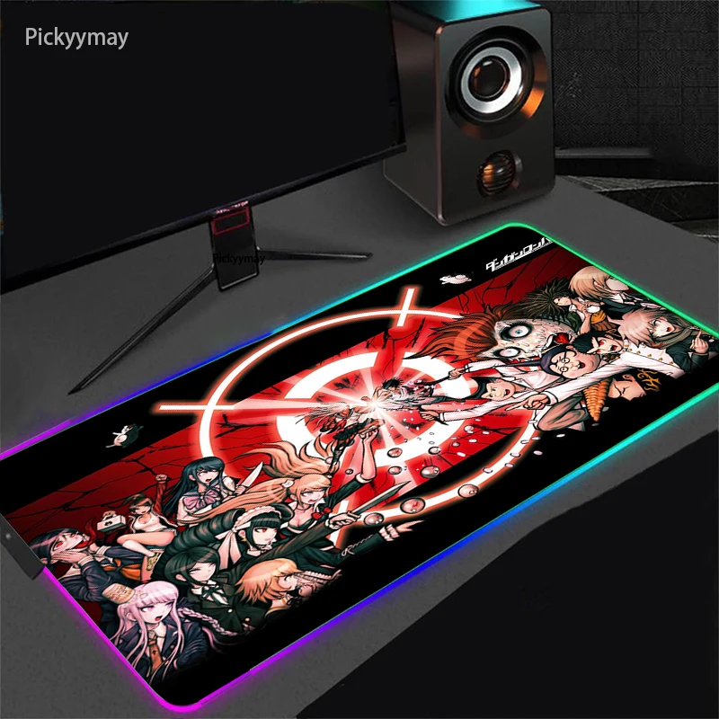 Коврик для мыши Danganronpa с рисунком аниме, RGB, для ПК, геймеров, ноутбука, светодиодный коврик для клавиатуры, коврик для мыши XXL, светящийся большой коврик для мыши, скоростные настольные коврики
Коврик для мыши Danganronpa с рисунком аниме, RGB, для ПК, геймеров, ноутбука, светодиодный коврик для клавиатуры, коврик для мыши XXL, светящийся большой коврик для мыши, скоростные настольные коврики