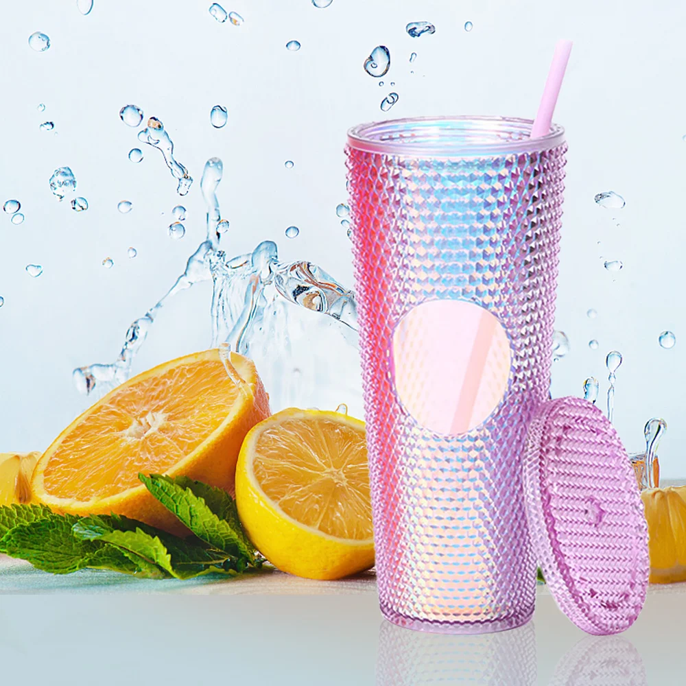 710ML/24OZ Cup with Straw and Lid Tumbler Reusable Plastic Cups Leak-Proof Coffee Mug
710ML/24OZ Cup with Straw and Lid Tumbler Reusable Plastic Cups Leak-Proof Coffee Mug
