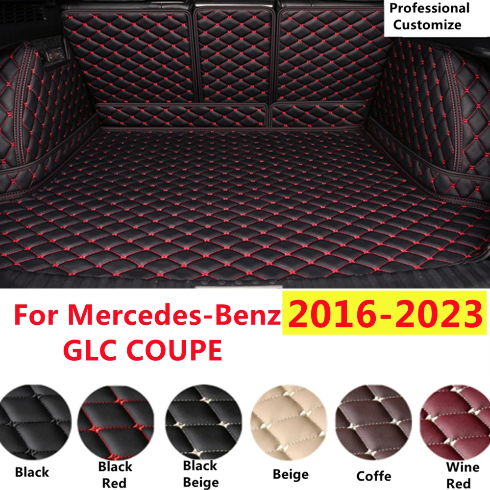 

SJ Custom Full Set Fit For Mercedes-Benz GLC Coupe 2023 2022-21-2016 Auto Fittings Car Trunk Mat Tail Boot Tray Liner Rear Cargo