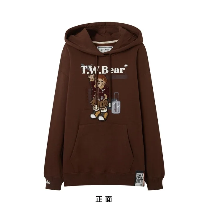 Brown Color Fashion Hoodied Fleece Thick Women Hoodies Full Sleeves Kawaii Cartoon Loose Casual Lady Sweatshirts Tops
Brown Color Fashion Hoodied Fleece Thick Women Hoodies Full Sleeves Kawaii Cartoon Loose Casual Lady Sweatshirts Tops