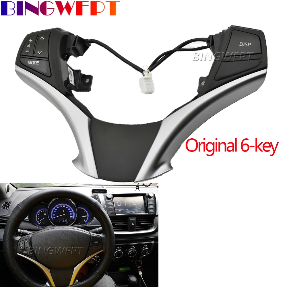Original Good Quality Multifunction Steering Wheel Combination Control Switch For Toyota Yaris vios 2013 2014 2015 2016
Original Good Quality Multifunction Steering Wheel Combination Control Switch For Toyota Yaris vios 2013 2014 2015 2016