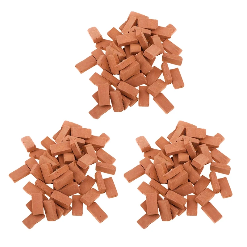 300Pcs Mini Red Wall Bricks Model Brick Building Set Miniature Bricks Figurine Fake Bricks Model Fairy Garden,1/35 Scale
300Pcs Mini Red Wall Bricks Model Brick Building Set Miniature Bricks Figurine Fake Bricks Model Fairy Garden,1/35 Scale