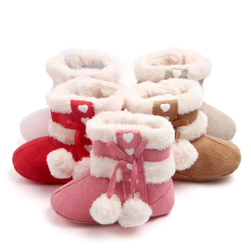Newborn Baby Girls Boys Soft Booties Solid Pompom Snow Boots Infant Toddler Newborn Warming Shoes New Fashion Comfortable Shoes
Newborn Baby Girls Boys Soft Booties Solid Pompom Snow Boots Infant Toddler Newborn Warming Shoes New Fashion Comfortable Shoes
