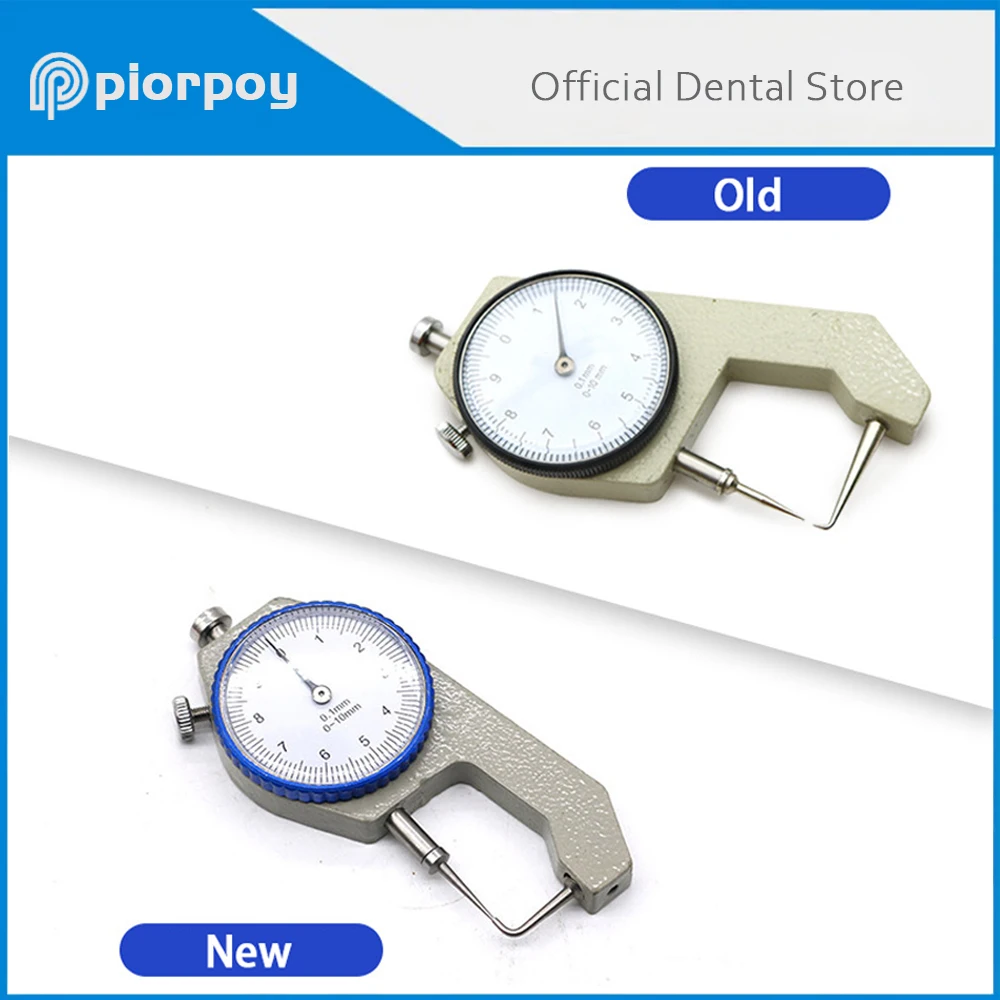 PIORPOY Dental Caliper Thickness Gauge Caliper 0-10mm With Watch For Dental Laboratory Round Table Measuring Ruler Dental Tool
PIORPOY Dental Caliper Thickness Gauge Caliper 0-10mm With Watch For Dental Laboratory Round Table Measuring Ruler Dental Tool
