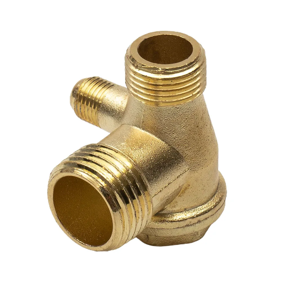 Male Thread Air compressor check valve 3-Port Accessories Connector For Air Compressor 20*16*10 Gold High quality
Male Thread Air compressor check valve 3-Port Accessories Connector For Air Compressor 20*16*10 Gold High quality