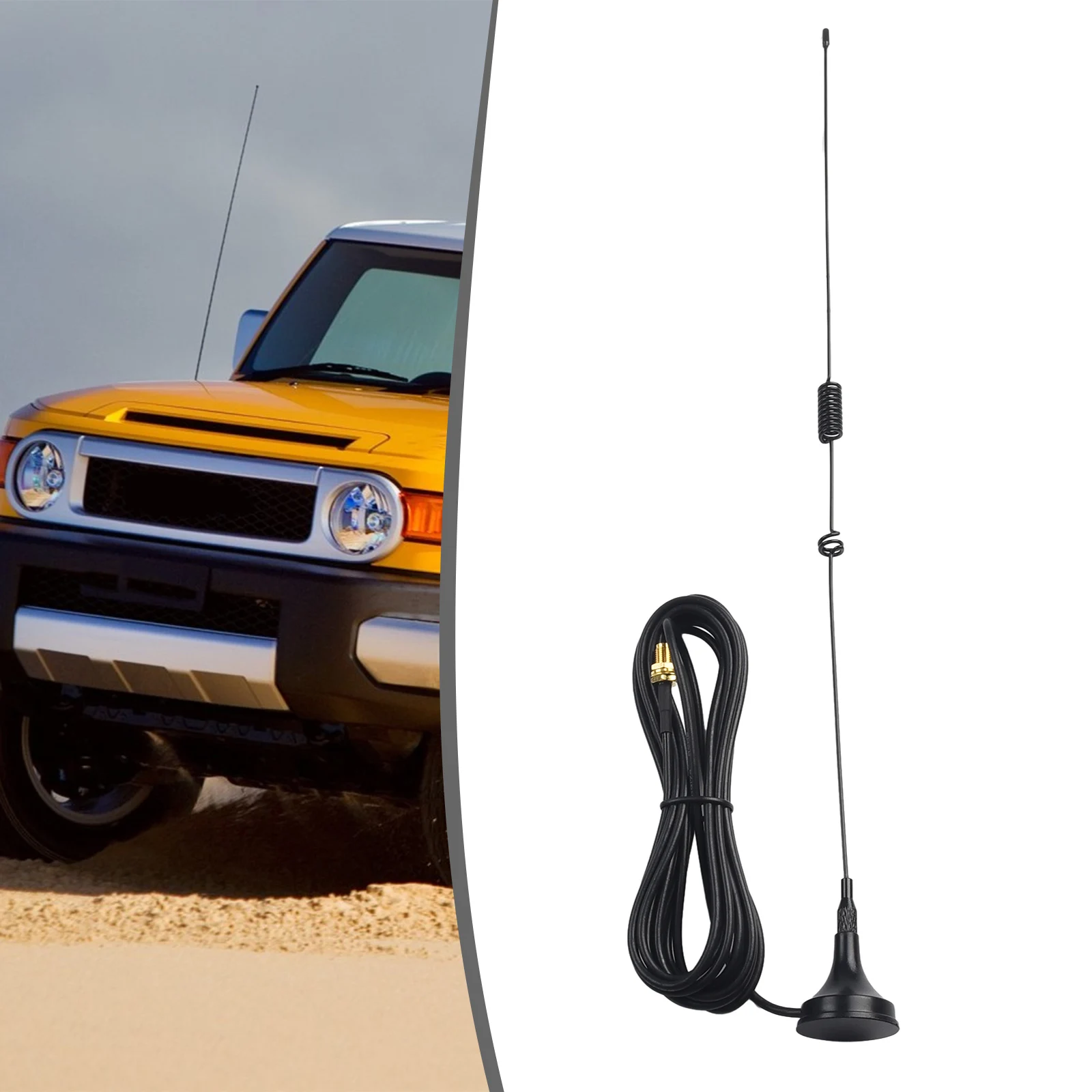 1PCS Suction Cup Antenna 144/433MHZ SMA-Female Walkie Talkie Dual Band Suction Cup Antenna For All Models Auto Part 390mm
1PCS Suction Cup Antenna 144/433MHZ SMA-Female Walkie Talkie Dual Band Suction Cup Antenna For All Models Auto Part 390mm
