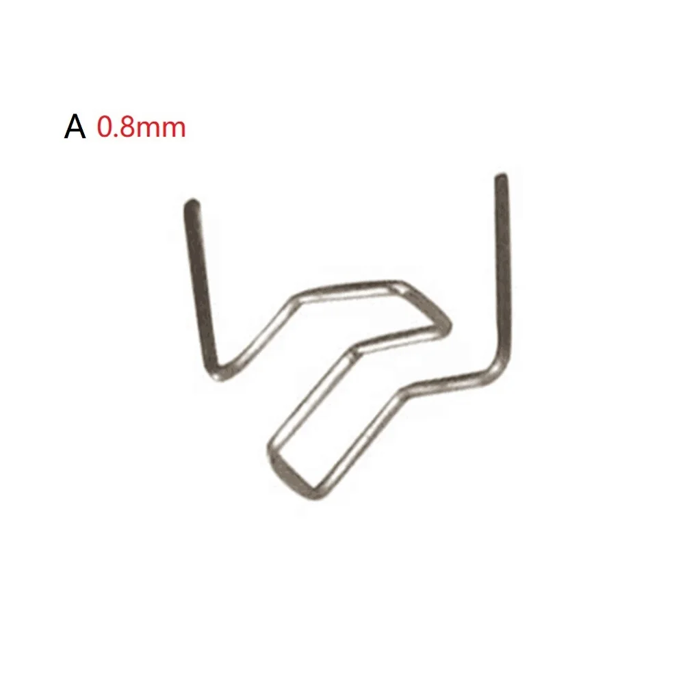 100PCS 0.6/0.8mm Repair Welding Nail Machine Hot Stapler Staples For Car Bumper Plastic Welder Repair Supplies Kit Patch
100PCS 0.6/0.8mm Repair Welding Nail Machine Hot Stapler Staples For Car Bumper Plastic Welder Repair Supplies Kit Patch