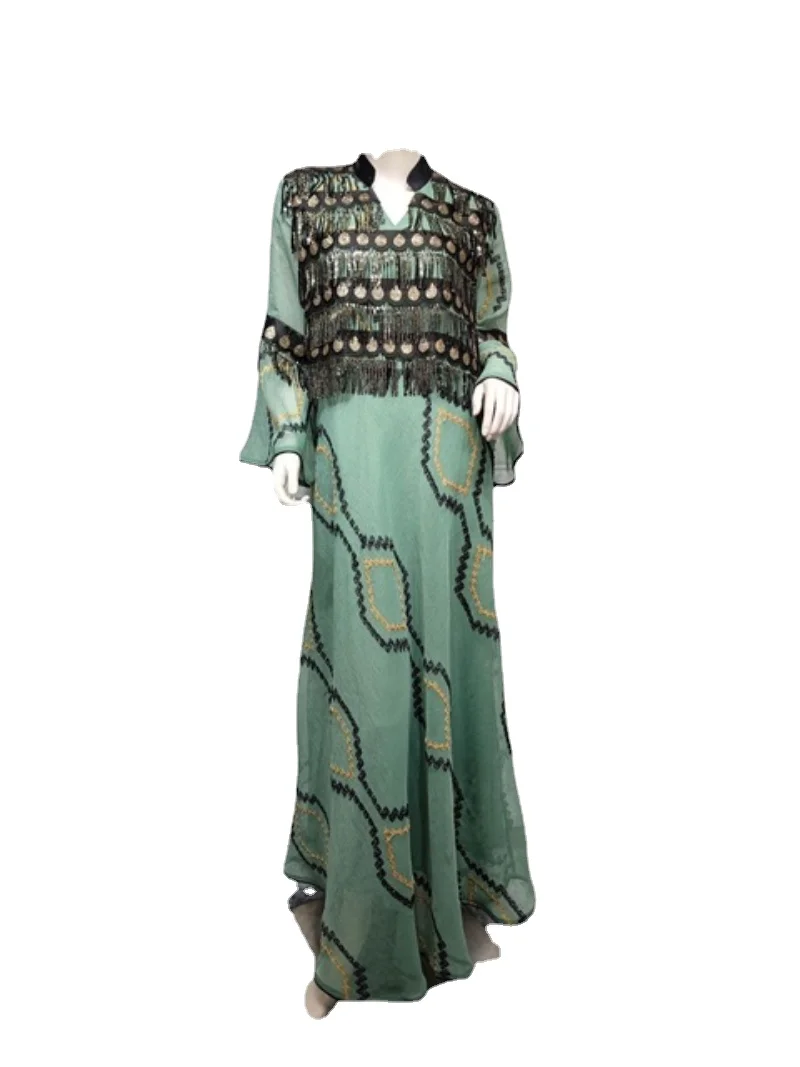 Modest Dress For Woman Dubai Luxury Ramadan Embroidery Sequins Belted Kaftan Wedding Party Occasions Long Dresses Djellaba Femme
Modest Dress For Woman Dubai Luxury Ramadan Embroidery Sequins Belted Kaftan Wedding Party Occasions Long Dresses Djellaba Femme