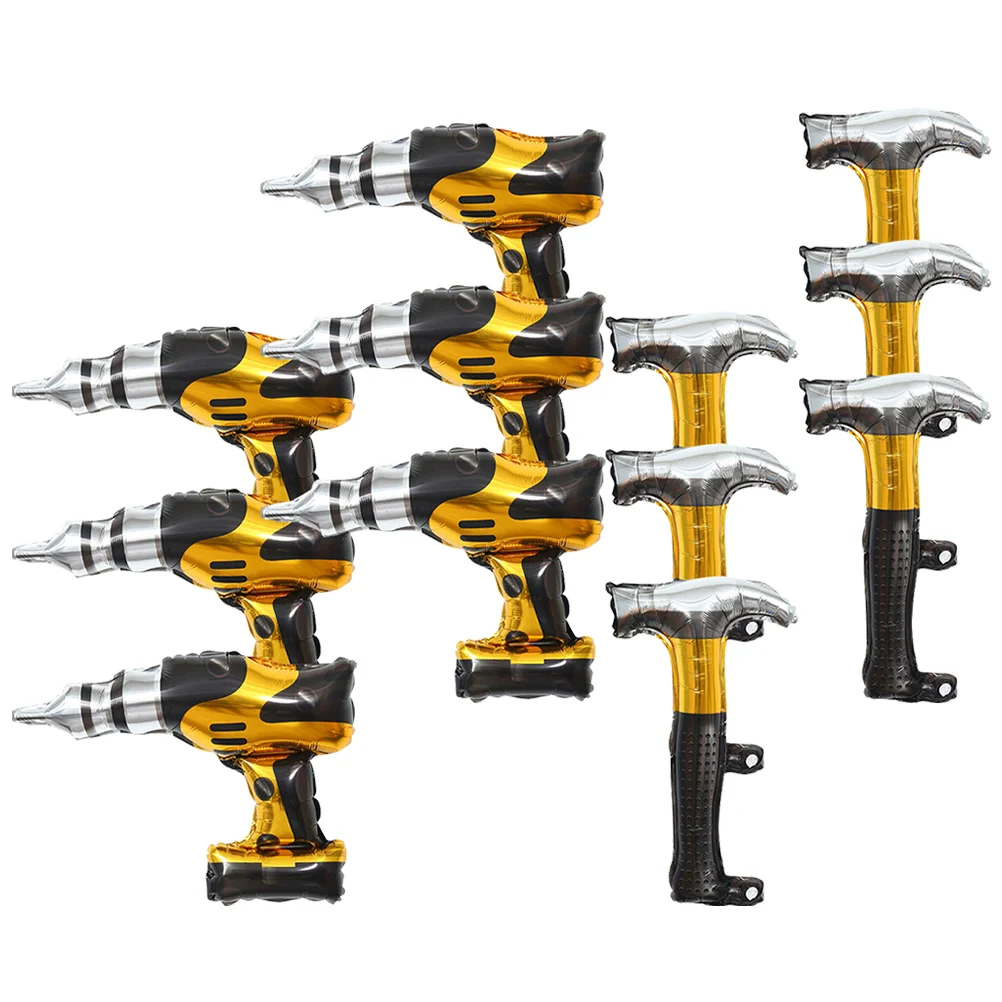 Hammer Balloons Drill Balloon Inflatable Tools Electric Screwdriver Birthday Construction Party Decoration
Hammer Balloons Drill Balloon Inflatable Tools Electric Screwdriver Birthday Construction Party Decoration