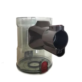 Protable 무선 진공 청소기 교체 부품, Dibea D18 용 전문 투명 집진기, 2 in 1
