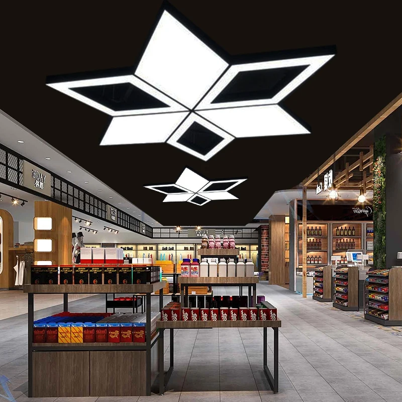 Diamond Combination Chandelier Office Gym Hanging Lights Cyber Cafe Shopping Mall Supermarket Industrial Style Customized Lamps
Diamond Combination Chandelier Office Gym Hanging Lights Cyber Cafe Shopping Mall Supermarket Industrial Style Customized Lamps