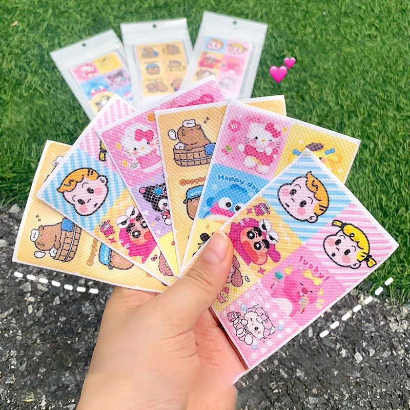 36 шт. Sanrio Kuromi My Melody, наклейки на эфирное масло с рисунками из мультфильмов, против комаров, пластырь с эфирными маслами
36 шт. Sanrio Kuromi My Melody, наклейки на эфирное масло с рисунками из мультфильмов, против комаров, пластырь с эфирными маслами