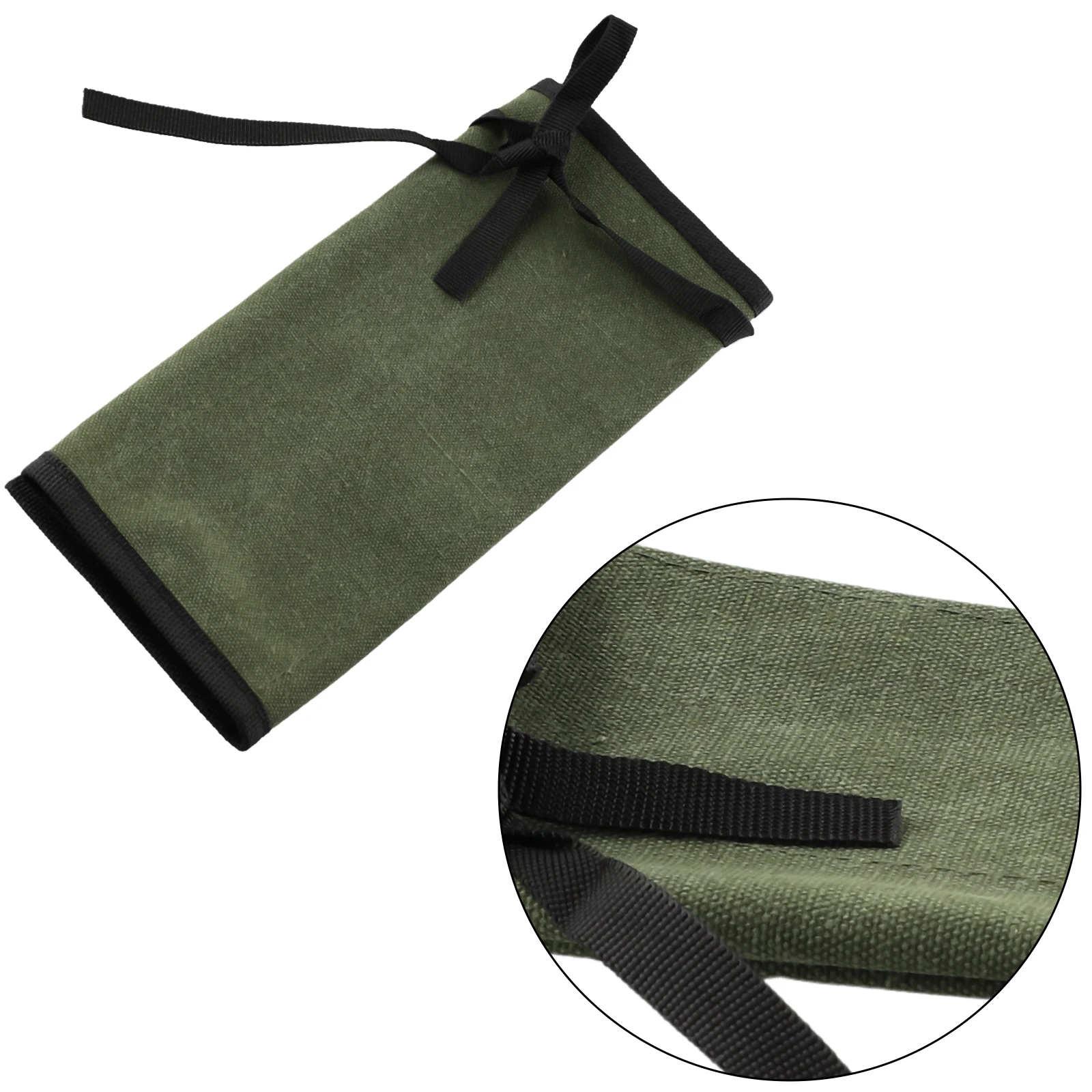 

Roll Up Tool Bag 33x27cm Accessory Green Hanging Tool Multi-Purpose Multiple Pockets Organize Oxford Cloth New