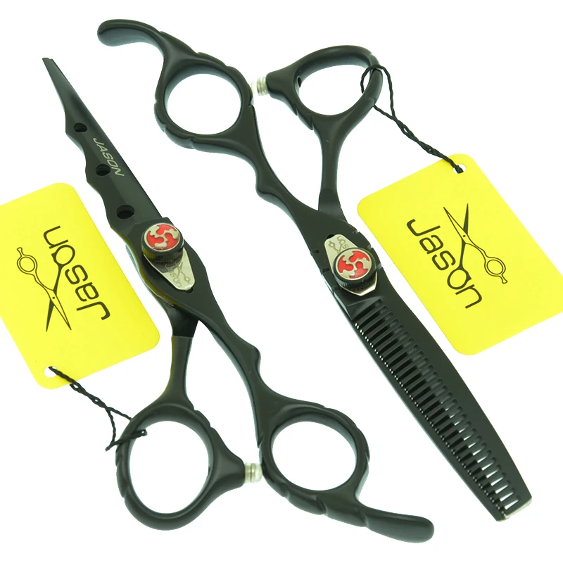 Jason 6 inch Hair Scissors Professional Hairdressing Shears High Quality Cutting Thinning Scissor Shear Barber Razors A0025D
Jason 6 inch Hair Scissors Professional Hairdressing Shears High Quality Cutting Thinning Scissor Shear Barber Razors A0025D