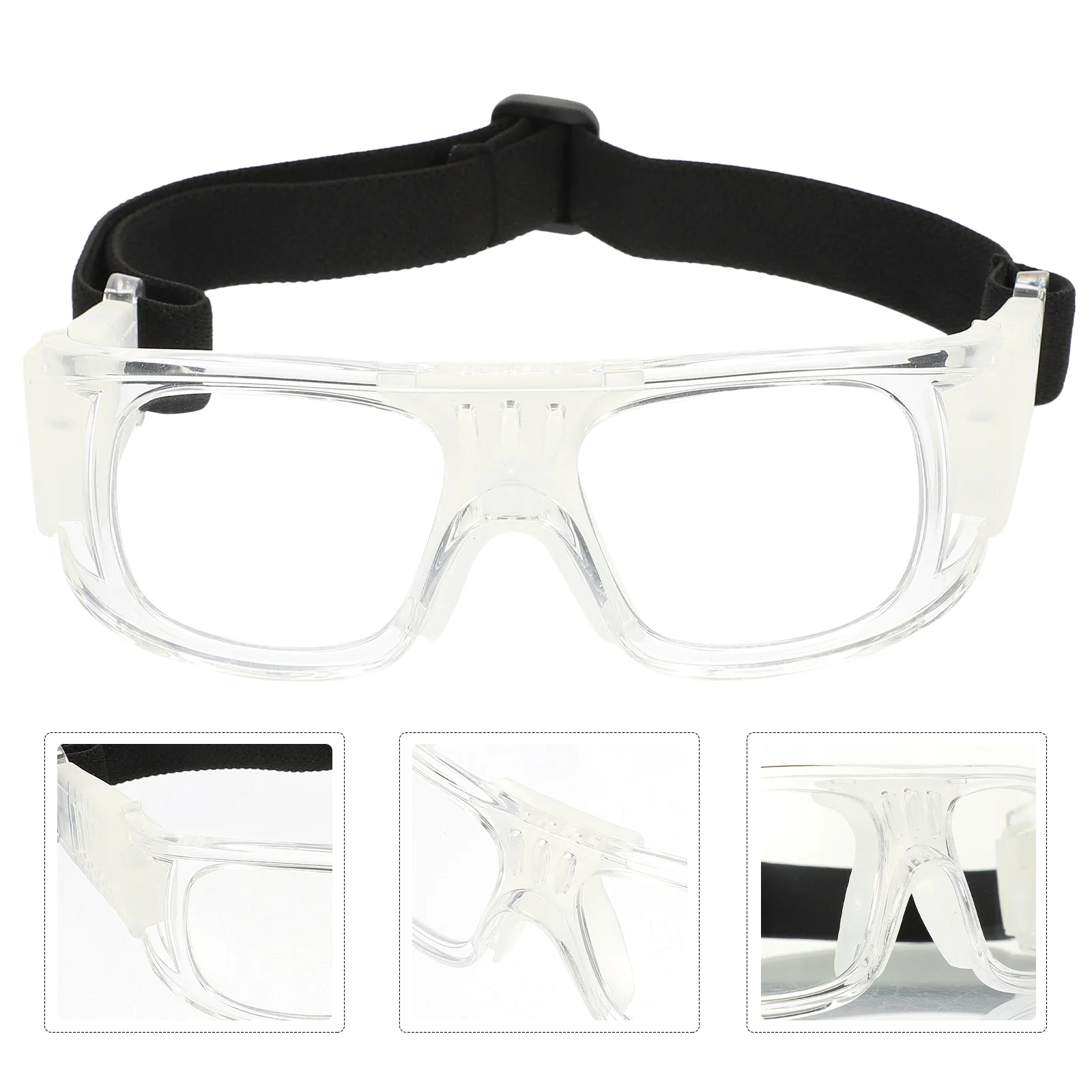 

Outdoor Sports Safety Sports Glasses Goggles for Safety Anti-fog Protection Stylish Basketball Silica Gel Man Training