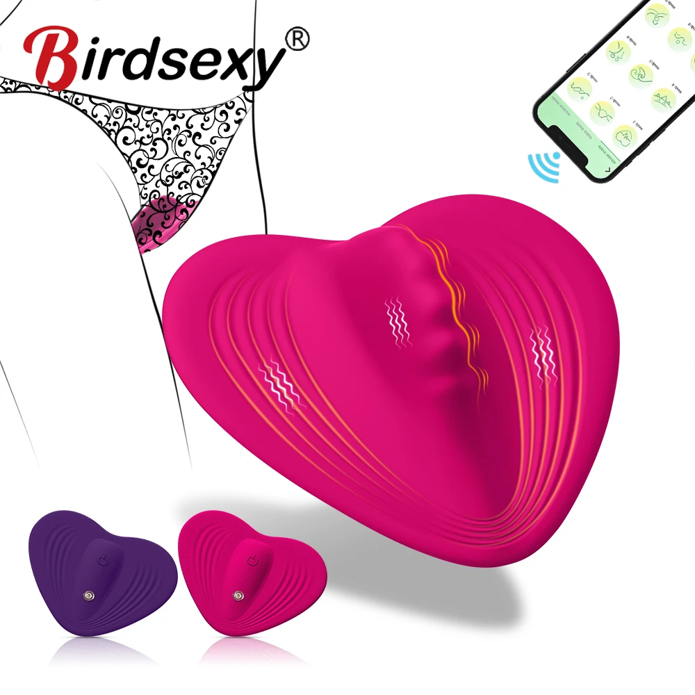 Culotte de massage du clitoris papillon portable pour femme, vibromasseur clitoris et point G, jouets sexuels télécommandés avec application, élimination du jaune d'oeuf 1