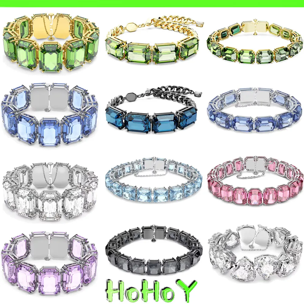 2024 Millenia Bracelet Original High Quality New Women's Jewelry Large Crystal Color Bracelet Charm Party Gift Wholesale
2024 Millenia Bracelet Original High Quality New Women's Jewelry Large Crystal Color Bracelet Charm Party Gift Wholesale