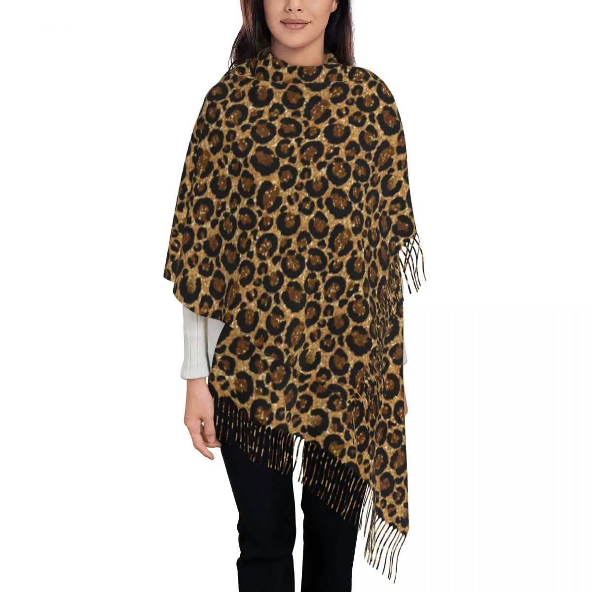 Bright Leopard Print Scarf Trendy Animal Warm Soft Shawl Wraps with Tassel Lady Luxury 2024 Large Scarves Autumn Design Foulard
Bright Leopard Print Scarf Trendy Animal Warm Soft Shawl Wraps with Tassel Lady Luxury 2024 Large Scarves Autumn Design Foulard
