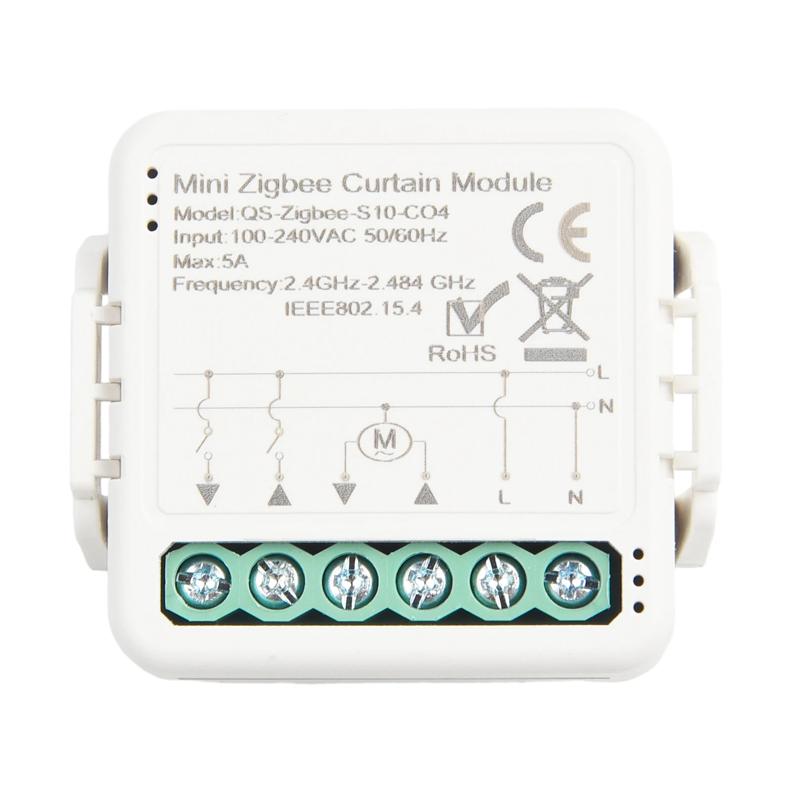 For ZigBee Smart Curtain Switch Module For Roller Blinds Shutter Smart Life Overload Protection App Remote Control
For ZigBee Smart Curtain Switch Module For Roller Blinds Shutter Smart Life Overload Protection App Remote Control
