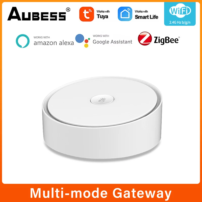 Smart Gateway Tuya Multi-mode WiFi Blue Tooth ZigBee 3.0 Mesh Hub Tuya App Voice Control Support Alexa Google Home Smart Life
Smart Gateway Tuya Multi-mode WiFi Blue Tooth ZigBee 3.0 Mesh Hub Tuya App Voice Control Support Alexa Google Home Smart Life