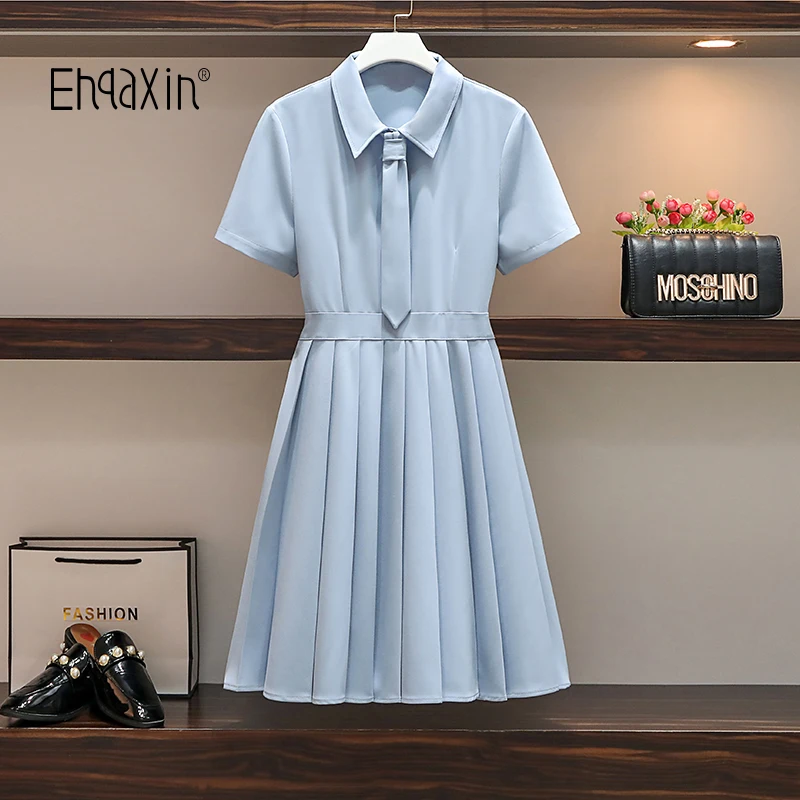 EHQAXIN 2022 Summer New Ladies Dress Fashion Temperament Pleated Elegant Loose Ruffled Casual Dresses For Womens L-4XL
EHQAXIN 2022 Summer New Ladies Dress Fashion Temperament Pleated Elegant Loose Ruffled Casual Dresses For Womens L-4XL