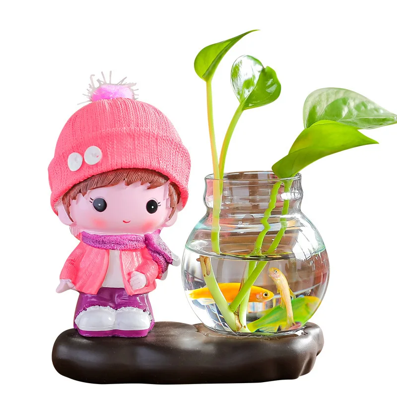 Creative Resin Crafts Home Decoration Cute Couple Doll Flower Arrangement Hydroponic Green Radish Vase Desk Accessories
Creative Resin Crafts Home Decoration Cute Couple Doll Flower Arrangement Hydroponic Green Radish Vase Desk Accessories