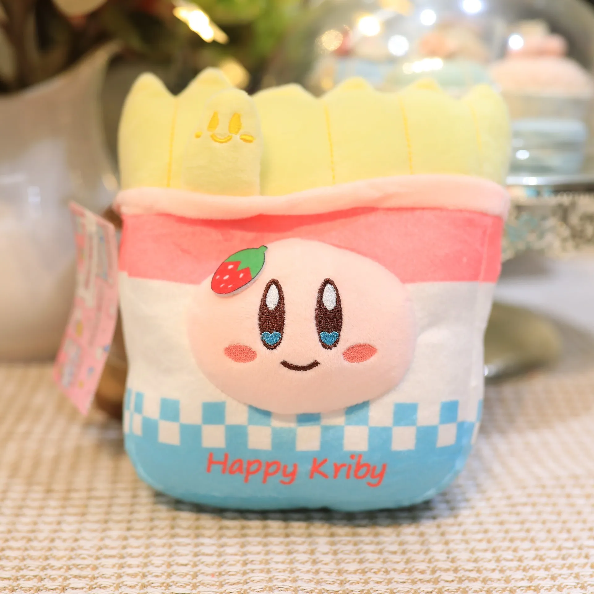 Kawaii Kirby кукла пушистая креативная фри мороженое Милая подвеска коготь машина оптовая аниме брелок ученика
Kawaii Kirby кукла пушистая креативная фри мороженое Милая подвеска коготь машина оптовая аниме брелок ученика