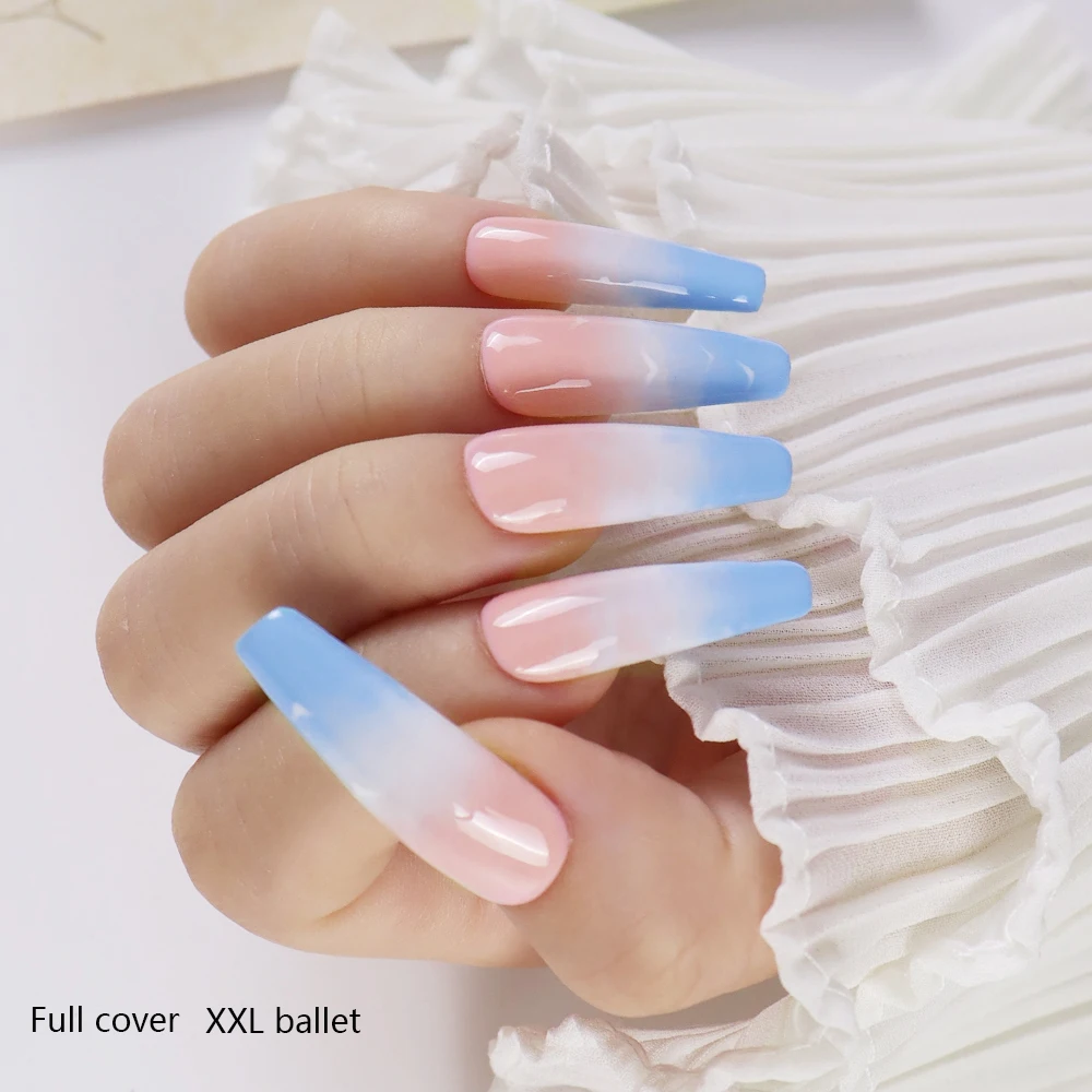 360pcs/box Soft Gel Nails Extension Full Cover Capsules XXL Ballet Shape Nail Tips Clear Press On Nails Manicure Home Part
360pcs/box Soft Gel Nails Extension Full Cover Capsules XXL Ballet Shape Nail Tips Clear Press On Nails Manicure Home Part
