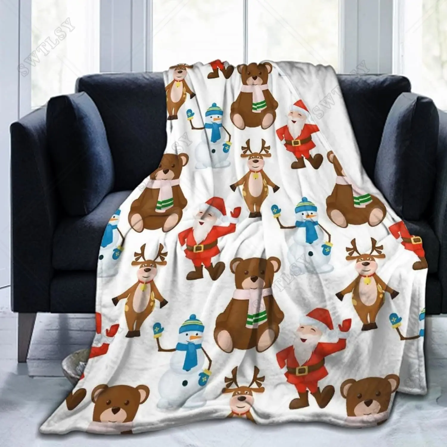 Thick Carpet Chair Bedspread Blanket Flannel Cover All Seasons Compatible with Christmas Cute Funny Snowman Deer Bear Santa nket
Thick Carpet Chair Bedspread Blanket Flannel Cover All Seasons Compatible with Christmas Cute Funny Snowman Deer Bear Santa nket