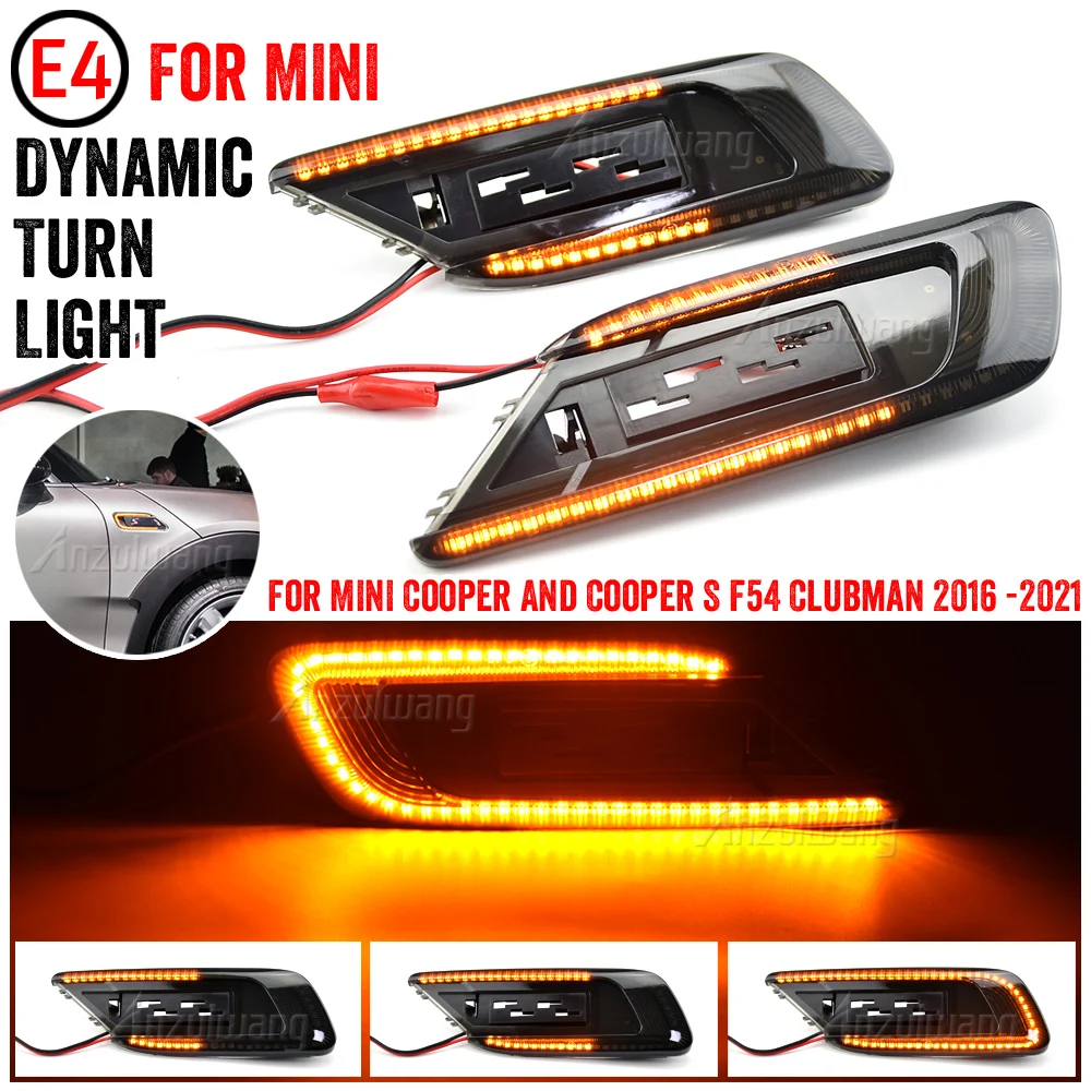 2Pcs For Mini Cooper F54 Clubman 2015 2016 2017 2018 2019 2020 Dynamic Sequential LED Side Fender Marker Light Lamp Indicator
2Pcs For Mini Cooper F54 Clubman 2015 2016 2017 2018 2019 2020 Dynamic Sequential LED Side Fender Marker Light Lamp Indicator