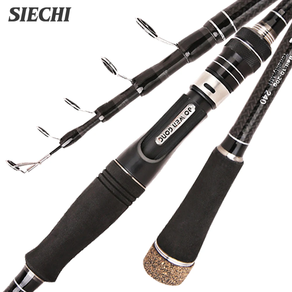 

Telescopic Lure Fishing Rod Carbon Fiber 1.8m 2.1m 2.4m 2.7m 3.0m Carp Rods for Fishing Ultra Light Casting Rod Spinning Pesca