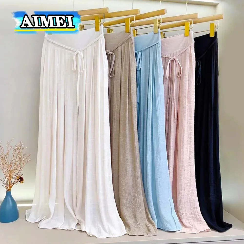 Women's Y2K Clothes Puffy Pants Dress Summer High Waist Baggy Big Size Wide Leg Line Skirts Pants Hundred Korean Style 2023
Women's Y2K Clothes Puffy Pants Dress Summer High Waist Baggy Big Size Wide Leg Line Skirts Pants Hundred Korean Style 2023