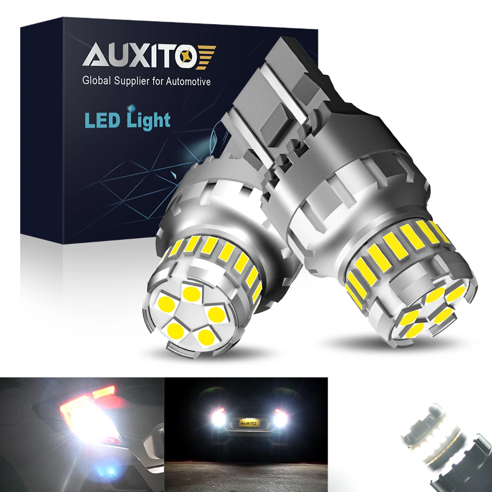 

AUXITO 2Pcs WY21W W21W LED Canbus T20 7440 7443 W21/5W LED Bulb 6500K White DRL Car Parking Light Daytime Running Lamp 1200LM