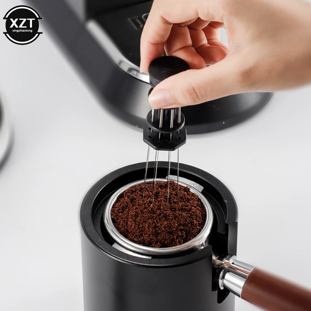 

New Coffee Tamper Stainless Steel Needles Espresso Powder Stirrer Distributor Leveler WDT Tools Cafe Stirring Cafe Crusher