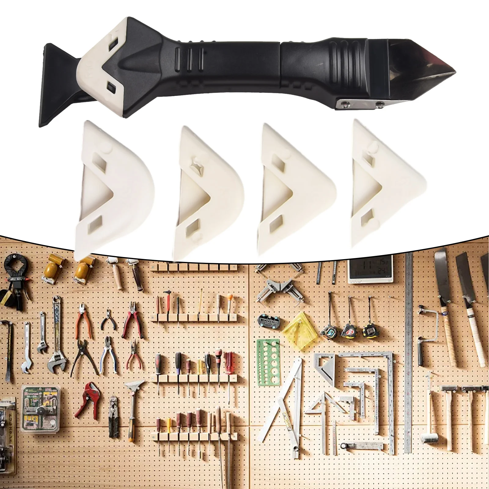 3 In 1 Silicone Sealant Remover Tool Kit Scraper Caulking Mould Removal Set Caulking Finisher Smooth Grout Kit
3 In 1 Silicone Sealant Remover Tool Kit Scraper Caulking Mould Removal Set Caulking Finisher Smooth Grout Kit