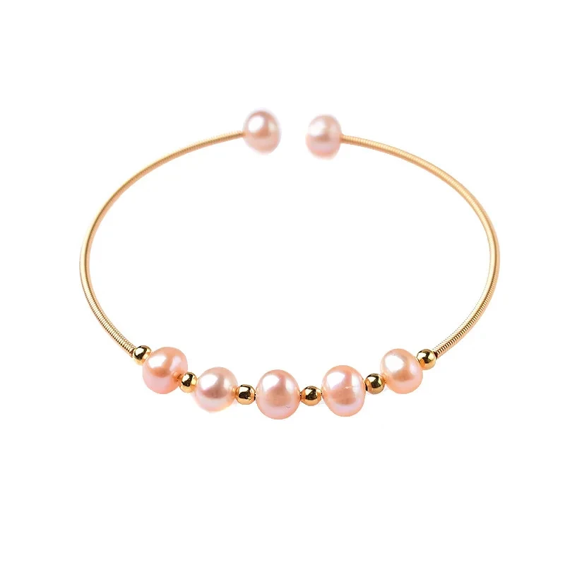Korean New Natural Freshwater Pearl for Women Bracelet with Instagram Style Stainless Steel Bracelet Jewelry Accessories Gift
Korean New Natural Freshwater Pearl for Women Bracelet with Instagram Style Stainless Steel Bracelet Jewelry Accessories Gift