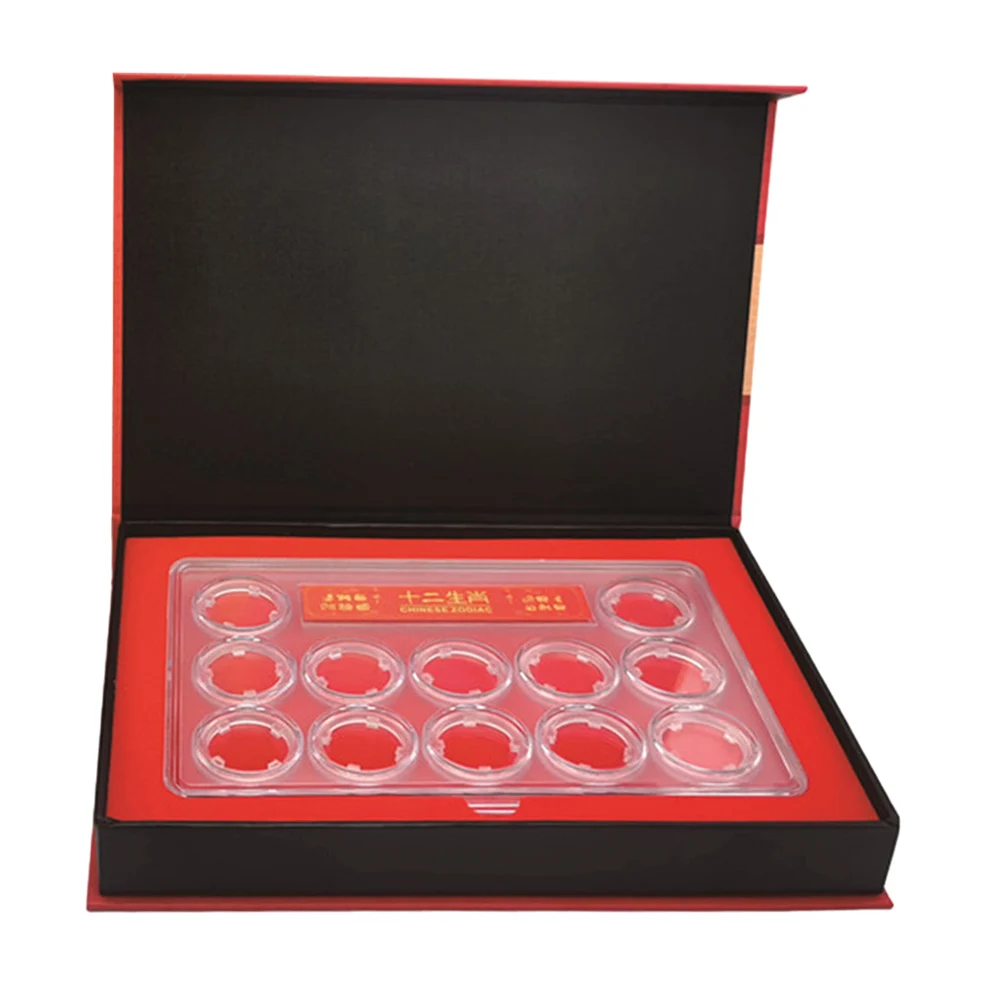 1Set Transparent 12 Hole Collection Organizer Storage Box Coin Capsule Case Container For 27mm Diameter Coins 28.5x19.7x4.2cm
1Set Transparent 12 Hole Collection Organizer Storage Box Coin Capsule Case Container For 27mm Diameter Coins 28.5x19.7x4.2cm