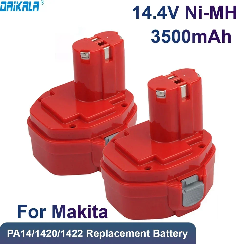 PA14 Makita Batteries 14.4 V 3.0Ah Ni-MH Rechargeable Battery for Makita 1422,1420,1433, 8281D, 192600-1, 6281D,6280D 6237D 6337
PA14 Makita Batteries 14.4 V 3.0Ah Ni-MH Rechargeable Battery for Makita 1422,1420,1433, 8281D, 192600-1, 6281D,6280D 6237D 6337