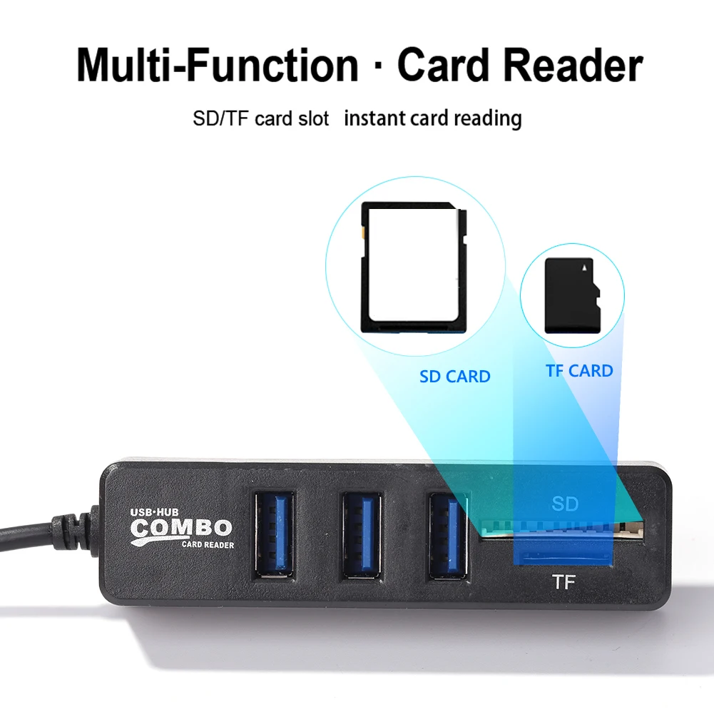 Nku USB Hub Expander Adapter USB 2.0 TF SD Card Reader 5/8 Ports Splitter Power Hub for Laptop Desktop PC Computer Accessories
Nku USB Hub Expander Adapter USB 2.0 TF SD Card Reader 5/8 Ports Splitter Power Hub for Laptop Desktop PC Computer Accessories