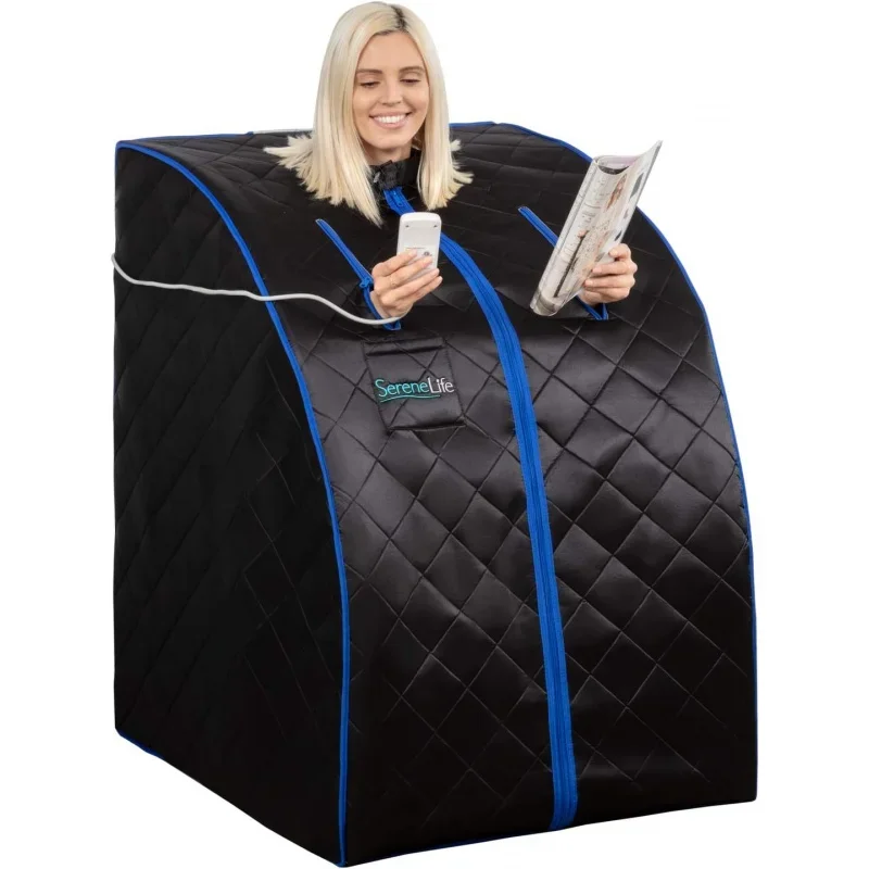 Compact & Portable Infrared Steam Sauna, Personal Spa Style Sauna for at-Home Relaxation and Rejuvenation, Easy Access Sit-in D
Compact & Portable Infrared Steam Sauna, Personal Spa Style Sauna for at-Home Relaxation and Rejuvenation, Easy Access Sit-in D