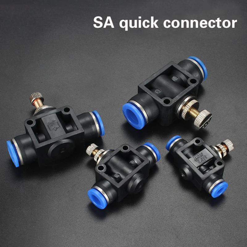 10PCS Pneumatic Joint Throttle Valve Hose Quick Fitting Pipe Valve Connector Pneumatic Components 4-12mm SA4 SA6 SA8 SA10 SA12
10PCS Pneumatic Joint Throttle Valve Hose Quick Fitting Pipe Valve Connector Pneumatic Components 4-12mm SA4 SA6 SA8 SA10 SA12