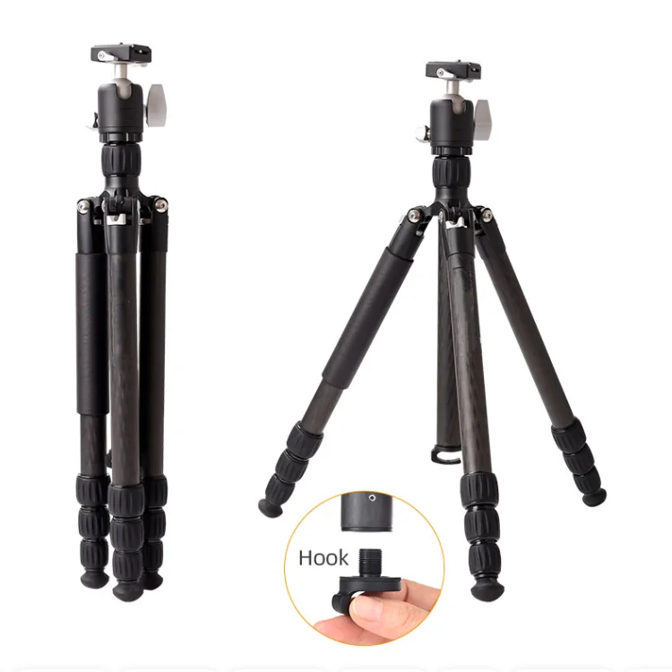 Professional Reverse Storage 360-Degree Panoramic Photography Carbon Fiber Tripod For Digital Camera 
Professional Reverse Storage 360-Degree Panoramic Photography Carbon Fiber Tripod For Digital Camera