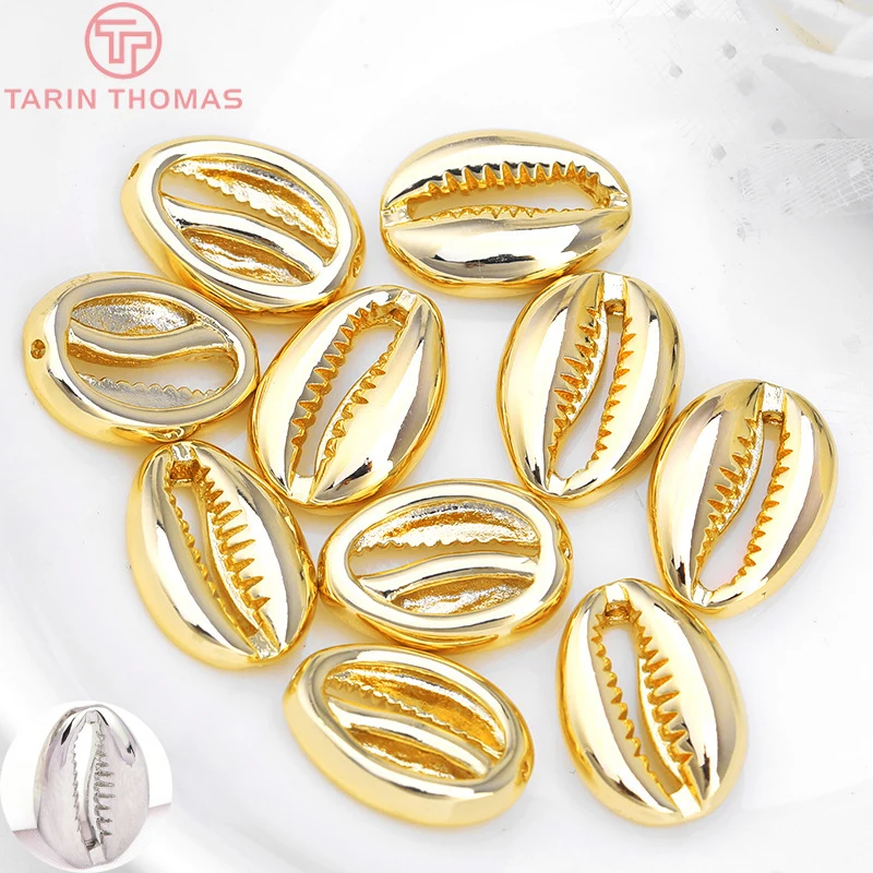 (1142) 6PCS 10x13.5MM Hole 1MM 24K Gold Color Brass Conch Spacer Beads High Quality Diy Jewelry Findings Accessories Wholesales
(1142) 6PCS 10x13.5MM Hole 1MM 24K Gold Color Brass Conch Spacer Beads High Quality Diy Jewelry Findings Accessories Wholesales