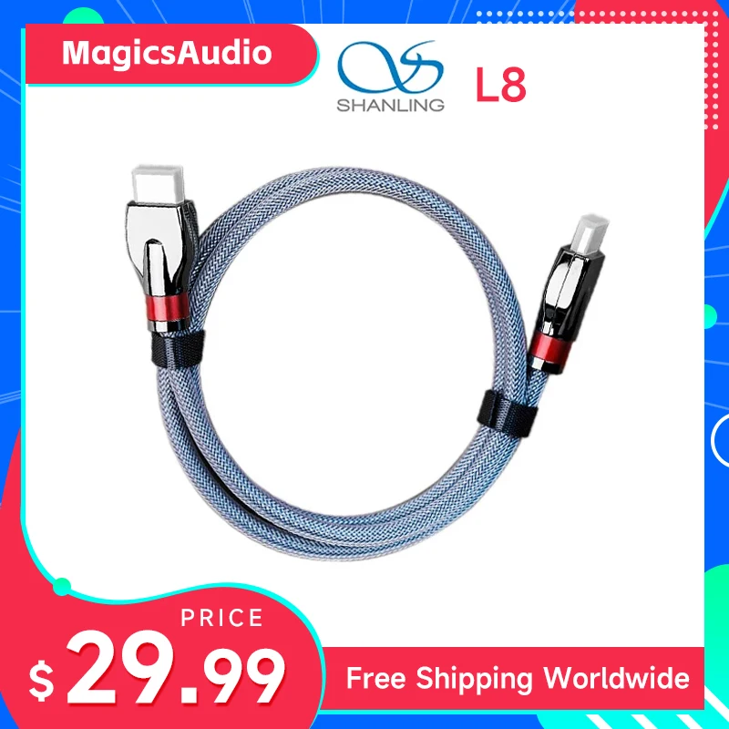 SHANLING L8 I2S-LVDS цифровой кабель для соединения CD-плеера/AMP/DAC около 100 см
SHANLING L8 I2S-LVDS цифровой кабель для соединения CD-плеера/AMP/DAC около 100 см