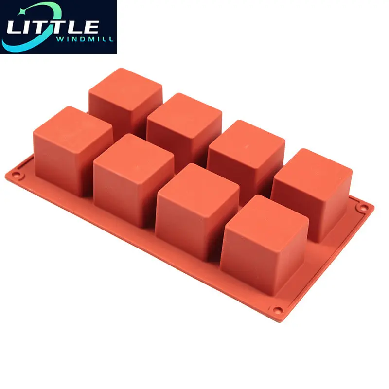 8 Cube Square Shape Silicone Cake Mold Decorating Tools Dessert Mousse Fondant Cake Soap Moulds For Kitchen Baking
8 Cube Square Shape Silicone Cake Mold Decorating Tools Dessert Mousse Fondant Cake Soap Moulds For Kitchen Baking