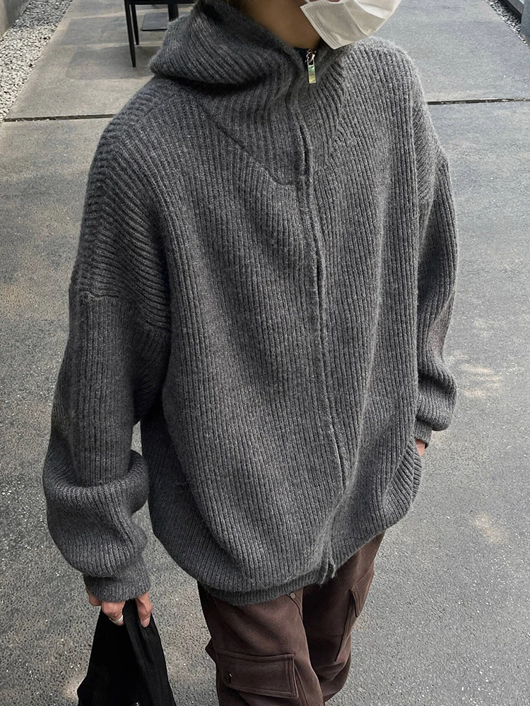 Men's Autumn and Winter American Style Retro Design Hooded Zipper Sweater Coat Jacket
Men's Autumn and Winter American Style Retro Design Hooded Zipper Sweater Coat Jacket