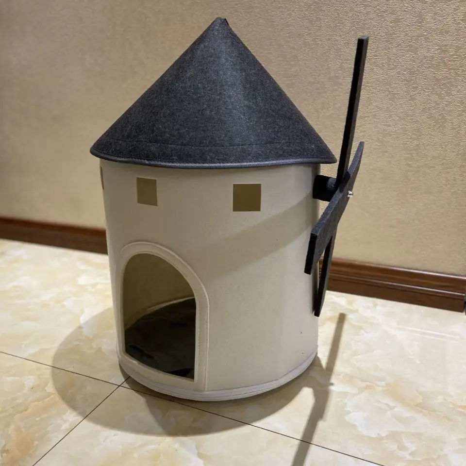 Grey Cat House Pet Bed New Design Tower Shape Dog Beds Fully Enclosed House Cats Accessories Warm Winter Super Soft Deep Sleep
Grey Cat House Pet Bed New Design Tower Shape Dog Beds Fully Enclosed House Cats Accessories Warm Winter Super Soft Deep Sleep