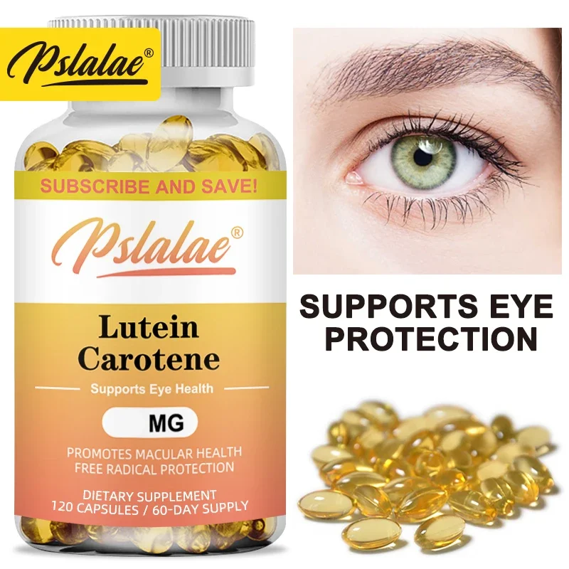 Lutein Capsules - Relieve Eye Pressure and Blue Light Macula To Protect Health, Contain Zeaxanthin Carotene
Lutein Capsules - Relieve Eye Pressure and Blue Light Macula To Protect Health, Contain Zeaxanthin Carotene