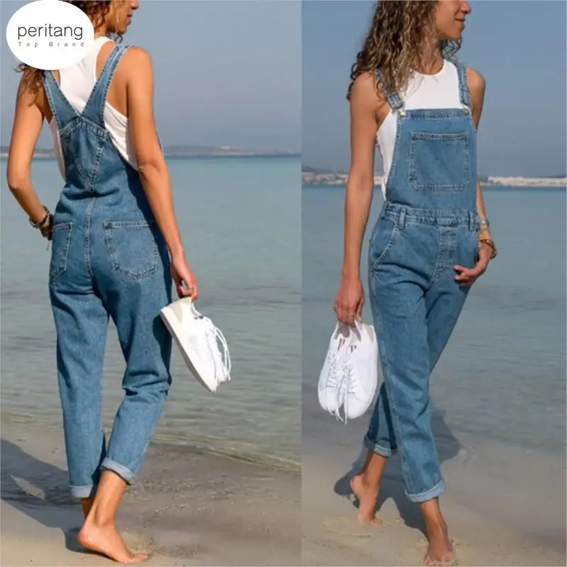 Fashion Women Denim Jumpsuit Ladies Spring Fashion Loose Jeans Rompers Female Casual Overall Playsuit With Pocket 9596
Fashion Women Denim Jumpsuit Ladies Spring Fashion Loose Jeans Rompers Female Casual Overall Playsuit With Pocket 9596