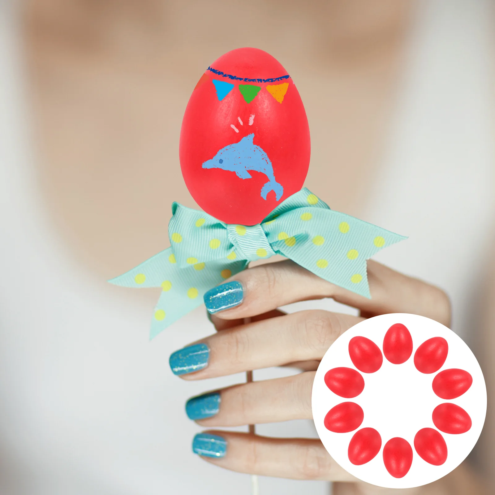 10 Pcs Imitation Eggs Wooden Decor Shape Adornments Simulation Easter Child Model Tabletop Decoration
10 Pcs Imitation Eggs Wooden Decor Shape Adornments Simulation Easter Child Model Tabletop Decoration
